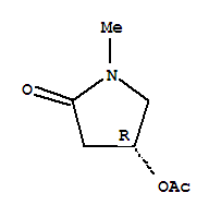 (4r)-(9ci)-4-(乙酰基氧基)-1-甲基-2-吡咯烷酮結(jié)構(gòu)式_726204-06-4結(jié)構(gòu)式