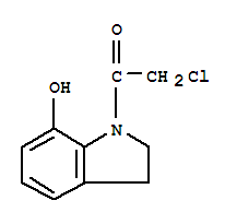 1H-indol-7-ol, 1-(chloroacetyl)-2,3-dihydro- (9ci) Structure,72696-19-6Structure