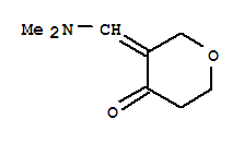 (Z)-3-((二甲基氨基)亞甲基)-四氫吡喃-4-酮結(jié)構(gòu)式_727382-75-4結(jié)構(gòu)式