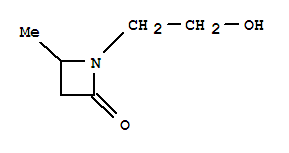 2-Azetidinone,1-(2-hydroxyethyl)-4-methyl-(9ci)Structure,727739-37-9Structure 2-Azetidinone,1-(2-hydroxyethyl)-4-methyl-(9ci) Structure,727739-37-9Structure