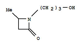 2-Azetidinone,1-(3-hydroxypropyl)-4-methyl-(9ci)Structure,727739-39-1Structure 2-Azetidinone,1-(3-hydroxypropyl)-4-methyl-(9ci) Structure,727739-39-1Structure