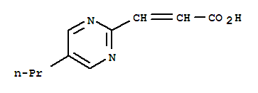 2-Propenoic acid, 3-(5-propyl-2-pyrimidinyl)-(9ci) Structure,72790-22-8Structure