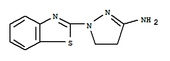 1H-pyrazol-3-amine,1-(2-benzothiazolyl)-4,5-dihydro-(9ci)Structure,73031-62-6Structure 1H-pyrazol-3-amine,1-(2-benzothiazolyl)-4,5-dihydro-(9ci) Structure,73031-62-6Structure