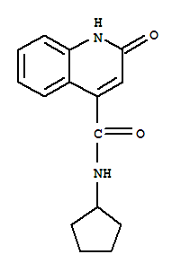 (9ci)-n-環(huán)戊基-1,2-二氫-2-氧代-4-喹啉羧酰胺結(jié)構(gòu)式_731821-68-4結(jié)構(gòu)式