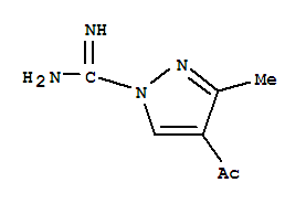 1H-pyrazole-1-carboximidamide,4-acetyl-3-methyl-Structure,732205-98-0Structure 1H-pyrazole-1-carboximidamide,4-acetyl-3-methyl- Structure,732205-98-0Structure