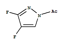 1H-pyrazole, 1-acetyl-3,4-difluoro-(9ci)Structure,73305-85-8Structure 1H-pyrazole, 1-acetyl-3,4-difluoro-(9ci) Structure,73305-85-8Structure