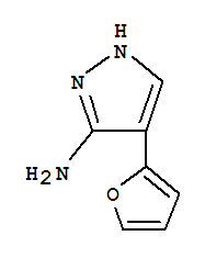 1H-pyrazol-3-amine,4-(2-furanyl)-(9ci)Structure,733055-39-5Structure 1H-pyrazol-3-amine,4-(2-furanyl)-(9ci) Structure,733055-39-5Structure