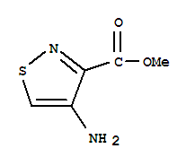 4-氨基-1,2-噻唑-3-羧酸甲酯結(jié)構(gòu)式_734492-43-4結(jié)構(gòu)式