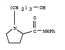 (9ci)-1-(3-羥基丙基)-n-苯基-2-吡咯烷羧酰胺結(jié)構(gòu)式_734527-29-8結(jié)構(gòu)式