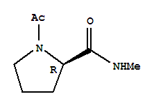(r)-(9ci)-1-乙?；?n-甲基-2-吡咯烷羧酰胺結構式_73462-80-3結構式