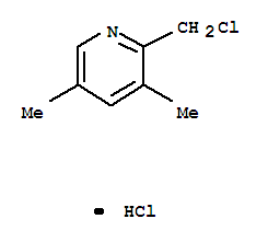 2-Chloromethyl-3,5-dimethylpyridine hclStructure,73590-93-9Structure 2-Chloromethyl-3,5-dimethylpyridine hcl Structure,73590-93-9Structure