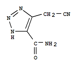 1H-1,2,3-triazole-4-carboxamide,5-(cyanomethyl)-(9ci)Structure,73591-49-8Structure 1H-1,2,3-triazole-4-carboxamide,5-(cyanomethyl)-(9ci) Structure,73591-49-8Structure