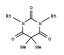Barbituric acid, 1,3-diethyl-5,5-dimethyl-(4ci)Structure,736156-92-6Structure Barbituric acid, 1,3-diethyl-5,5-dimethyl-(4ci) Structure,736156-92-6Structure