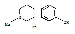 Phenol, 3-(3-ethyl-1-methyl-3-piperidinyl)-(9ci)Structure,736887-82-4Structure Phenol, 3-(3-ethyl-1-methyl-3-piperidinyl)-(9ci) Structure,736887-82-4Structure