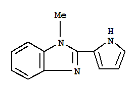 1H-benzimidazole,1-methyl-2-(1h-pyrrol-2-yl)-(9ci)Structure,73725-25-4Structure 1H-benzimidazole,1-methyl-2-(1h-pyrrol-2-yl)-(9ci) Structure,73725-25-4Structure