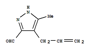1H-pyrazole-3-carboxaldehyde, 5-methyl-4-(2-propenyl)-(9ci)Structure,737805-63-9Structure 1H-pyrazole-3-carboxaldehyde, 5-methyl-4-(2-propenyl)-(9ci) Structure,737805-63-9Structure