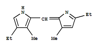 1H-pyrrole,4-ethyl-2-[(5-ethyl-3-methyl-2h-pyrrol-2-ylidene)methyl]-3-methyl-(9ci) Structure,738516-16-0Structure