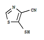 4-Thiazolecarbonitrile, 5-mercapto-Structure,738619-59-5Structure 4-Thiazolecarbonitrile, 5-mercapto- Structure,738619-59-5Structure