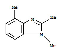 1H-benzimidazole,1,2,4-trimethyl-(9ci)Structure,73902-55-3Structure 1H-benzimidazole,1,2,4-trimethyl-(9ci) Structure,73902-55-3Structure