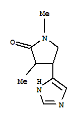(9ci)-4-(1H-咪唑-4-基)-1,3-二甲基-2-吡咯烷酮結(jié)構(gòu)式_739345-95-0結(jié)構(gòu)式