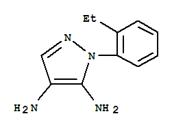 1H-pyrazole-4,5-diamine,1-(2-ethylphenyl)-(9ci)Structure,739364-20-6Structure 1H-pyrazole-4,5-diamine,1-(2-ethylphenyl)-(9ci) Structure,739364-20-6Structure