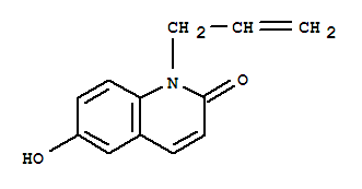 2(1H)-quinolinone,6-hydroxy-1-(2-propenyl)-(9ci)Structure,73963-67-4Structure 2(1H)-quinolinone,6-hydroxy-1-(2-propenyl)-(9ci) Structure,73963-67-4Structure