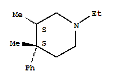順式-(9ci)-1-乙基-3,4-二甲基-4-苯基哌啶結(jié)構(gòu)式_740031-86-1結(jié)構(gòu)式