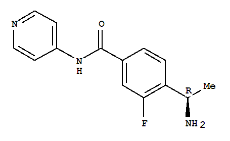 Benzamide, 4-(1-aminoethyl)-3-fluoro-n-4-pyridinyl-, (r)-(9ci)Structure,740064-43-1Structure Benzamide, 4-(1-aminoethyl)-3-fluoro-n-4-pyridinyl-, (r)-(9ci) Structure,740064-43-1Structure