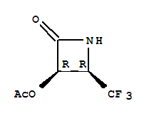 2-Azetidinone,3-(acetyloxy)-4-(trifluoromethyl)-,(3r,4r)-(9ci)Structure,740802-76-0Structure 2-Azetidinone,3-(acetyloxy)-4-(trifluoromethyl)-,(3r,4r)-(9ci) Structure,740802-76-0Structure