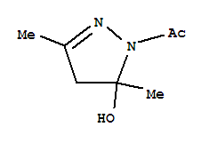 1H-pyrazol-5-ol, 1-acetyl-4,5-dihydro-3,5-dimethyl-(9ci)Structure,74102-37-7Structure 1H-pyrazol-5-ol, 1-acetyl-4,5-dihydro-3,5-dimethyl-(9ci) Structure,74102-37-7Structure