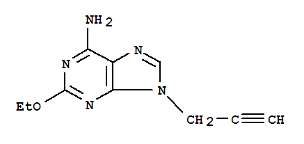 9H-purin-6-amine,2-ethoxy-9-(2-propynyl)-(9ci)Structure,742024-02-8Structure 9H-purin-6-amine,2-ethoxy-9-(2-propynyl)-(9ci) Structure,742024-02-8Structure