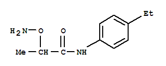Propanamide, 2-(aminooxy)-n-(4-ethylphenyl)-(9ci)Structure,742638-13-7Structure Propanamide, 2-(aminooxy)-n-(4-ethylphenyl)-(9ci) Structure,742638-13-7Structure