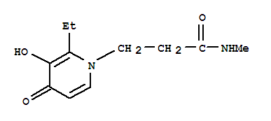 1(4H)-pyridinepropanamide, 2-ethyl-3-hydroxy-n-methyl-4-oxo-(9ci)Structure,742681-77-2Structure 1(4H)-pyridinepropanamide, 2-ethyl-3-hydroxy-n-methyl-4-oxo-(9ci) Structure,742681-77-2Structure