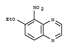 Quinoxaline, 6-ethoxy-5-nitro-(9ci)Structure,745048-80-0Structure Quinoxaline, 6-ethoxy-5-nitro-(9ci) Structure,745048-80-0Structure