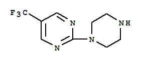 Pyrimidine, 2-(1-piperazinyl)-5-(trifluoromethyl)-Structure,745066-18-6Structure Pyrimidine, 2-(1-piperazinyl)-5-(trifluoromethyl)- Structure,745066-18-6Structure