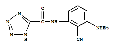 1H-tetrazole-5-carboxamide,n-[2-cyano-3-(ethylamino)phenyl]-(9ci) Structure,745738-03-8Structure