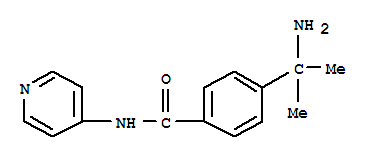 Benzamide, 4-(1-amino-1-methylethyl)-n-4-pyridinyl-(9ci)Structure,745770-80-3Structure Benzamide, 4-(1-amino-1-methylethyl)-n-4-pyridinyl-(9ci) Structure,745770-80-3Structure