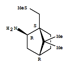 (1s,2r,4r)-(9ci)-7,7-二甲基-1-[(甲基硫代)甲基]-雙環(huán)[2.2.1]庚烷-2-胺結(jié)構(gòu)式_745801-35-8結(jié)構(gòu)式