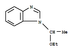 1H-benzimidazole,1-(1-ethoxyethyl)-(9ci)Structure,74586-44-0Structure 1H-benzimidazole,1-(1-ethoxyethyl)-(9ci) Structure,74586-44-0Structure