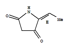 2,4-Pyrrolidinedione,5-ethylidene-,(e)-(9ci)Structure,74730-35-1Structure 2,4-Pyrrolidinedione,5-ethylidene-,(e)-(9ci) Structure,74730-35-1Structure