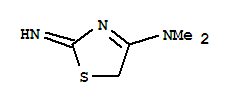4-Thiazolamine,2,5-dihydro-2-imino-n,n-dimethyl-(9ci)Structure,747373-95-1Structure 4-Thiazolamine,2,5-dihydro-2-imino-n,n-dimethyl-(9ci) Structure,747373-95-1Structure