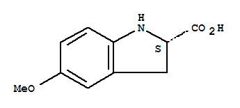 1H-indole-2-carboxylicacid,2,3-dihydro-5-methoxy-,(s)-(9ci)Structure,748090-00-8Structure 1H-indole-2-carboxylicacid,2,3-dihydro-5-methoxy-,(s)-(9ci) Structure,748090-00-8Structure