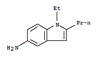 1H-indol-5-amine,1-ethyl-2-propyl-(9ci) Structure,748110-18-1Structure