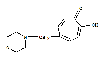 2,4,6-Cycloheptatrien-1-one, 2-hydroxy-5-(4-morpholinylmethyl)-(9ci)Structure,748716-78-1Structure 2,4,6-Cycloheptatrien-1-one, 2-hydroxy-5-(4-morpholinylmethyl)-(9ci) Structure,748716-78-1Structure