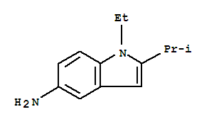 1H-indol-5-amine,1-ethyl-2-(1-methylethyl)-(9ci) Structure,748747-29-7Structure