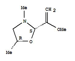 (2r,5s)-rel-(9ci)-2-(1-甲氧基乙烯)-3,5-二甲基-噁唑啉結(jié)構(gòu)式_748809-77-0結(jié)構(gòu)式