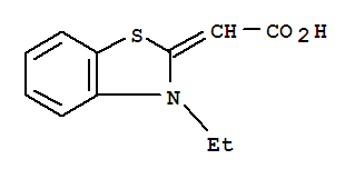 Acetic acid, (3-ethyl-2(3h)-benzothiazolylidene)-(9ci)Structure,749255-48-9Structure Acetic acid, (3-ethyl-2(3h)-benzothiazolylidene)-(9ci) Structure,749255-48-9Structure
