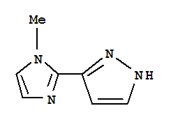 1H-pyrazole,3-(1-methyl-1h-imidazol-2-yl)-(9ci)Structure,749790-76-9Structure 1H-pyrazole,3-(1-methyl-1h-imidazol-2-yl)-(9ci) Structure,749790-76-9Structure