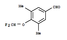 Benzaldehyde, 4-(difluoromethoxy)-3,5-dimethyl-(9ci)Structure,749920-58-9Structure Benzaldehyde, 4-(difluoromethoxy)-3,5-dimethyl-(9ci) Structure,749920-58-9Structure