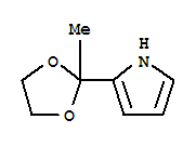1H-pyrrole,2-(2-methyl-1,3-dioxolan-2-yl)-(9ci)Structure,750559-12-7Structure 1H-pyrrole,2-(2-methyl-1,3-dioxolan-2-yl)-(9ci) Structure,750559-12-7Structure